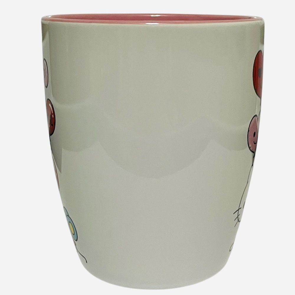 Huge Sanrio Hello Kitty & Joey, Love Heart Balloons Ceramic Coffee Cup Mug 25oz - Picture 4 of 6